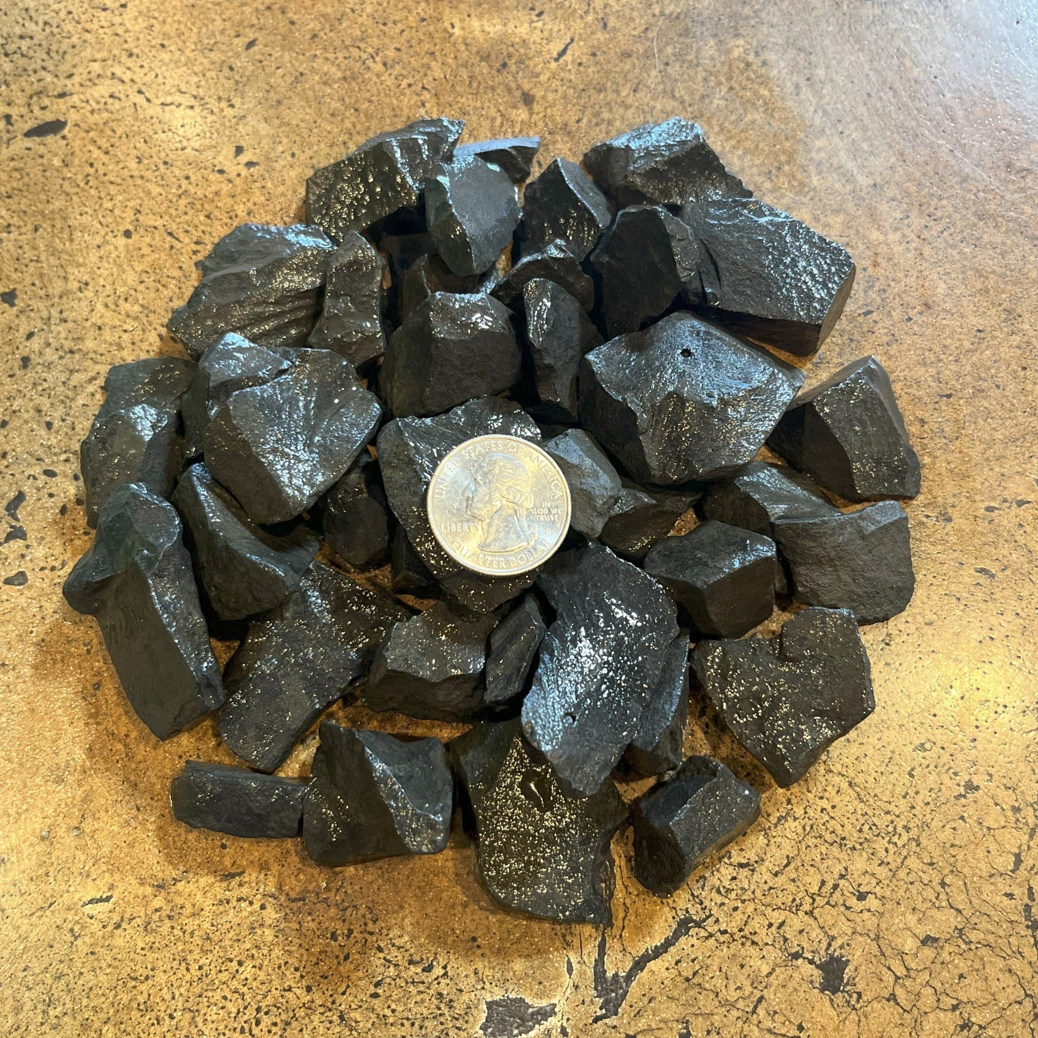 Grond ブラックメタル　blackl InchandaHalfCrushedBlackQuarte