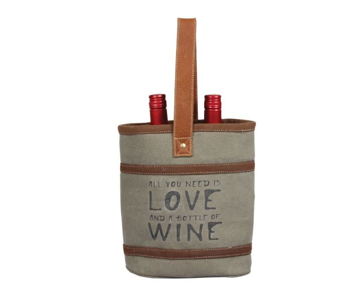 Wine and Love Double Wine Bag