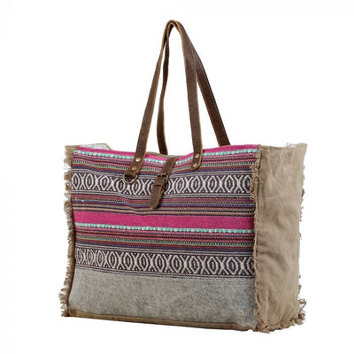 Vibrant Boho Weekender Bag