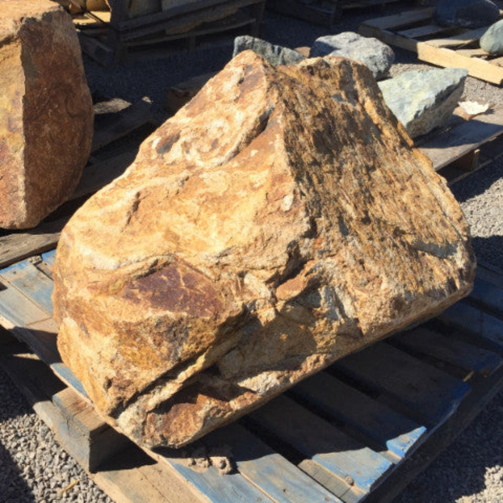 Deco Gold Granite Boulder - 60006