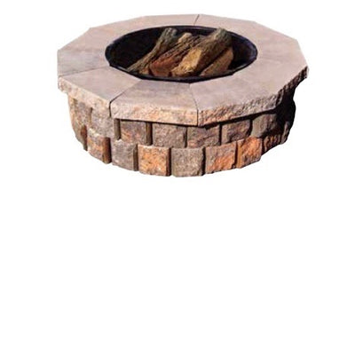 2 Course Round Fire Pit Kit - 80430